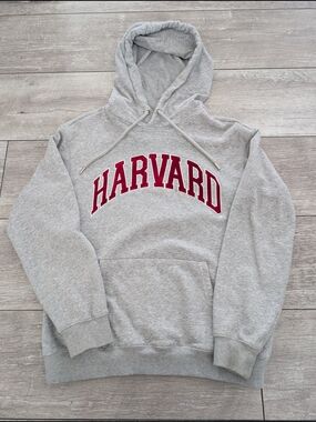 Grey Harvard Hoodie